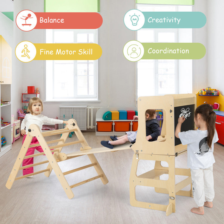 7-in-1 Toddler Climbing Toy Table & Chair Set for Kids Aged 3-14 | Boys & Girls