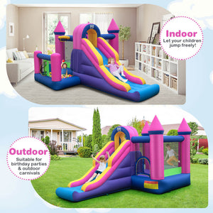 pink bounce house for big kids