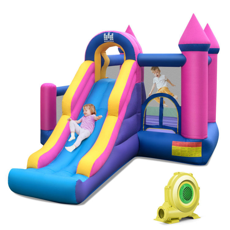 pink bounce house for big kids