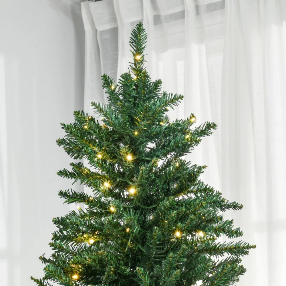 7ft Pre-Lit Douglas Fir Artificial Christmas Tree with 700 LED Lights and Realistic Tips