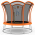 8ft outdoor kids trampoline with flower shape