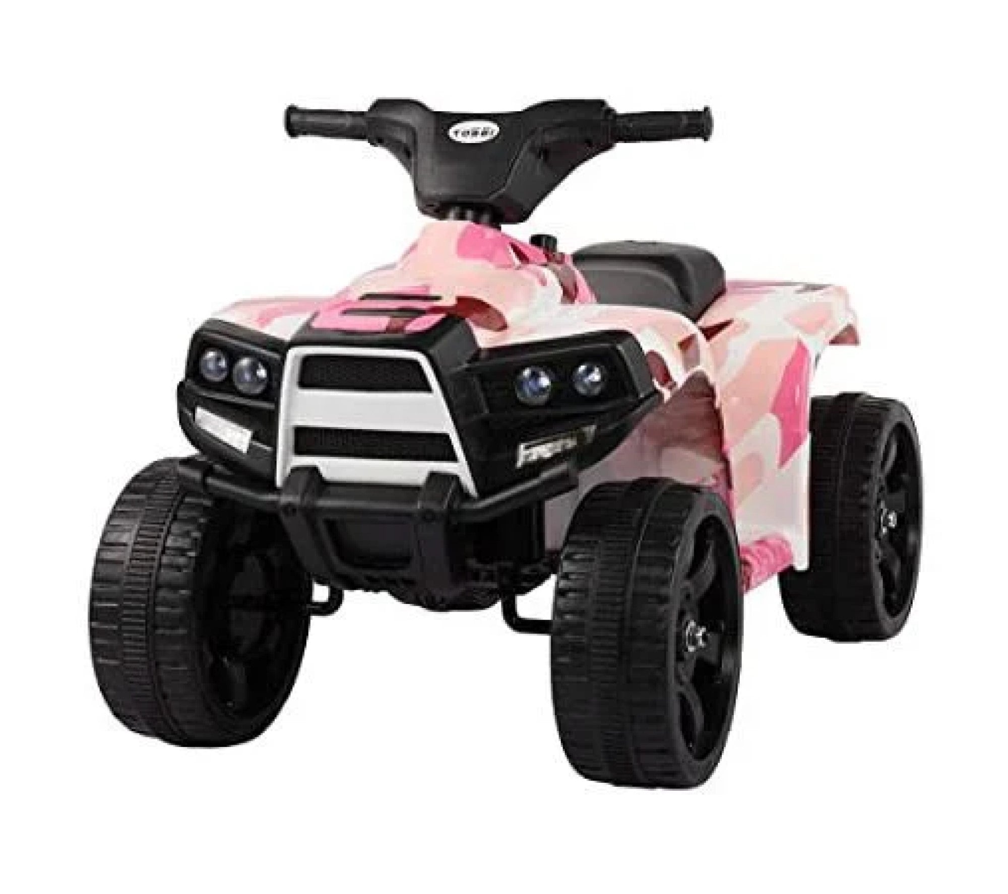 Tobbi 6V Electric Kids Ride On ATV Quad, Battery Powered 4 Wheeler Ride On Toy Car - Toys Ride, Children's Toy ATV Light Pink