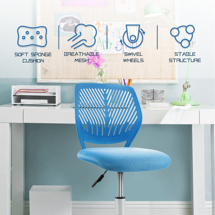 Adjustable Kids Desk Chair with Lumbar Support – Ergonomic Height Adjustable Chair