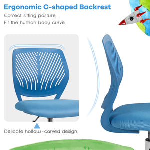 Adjustable Kids Desk Chair with Lumbar Support – Ergonomic Height Adjustable Chair