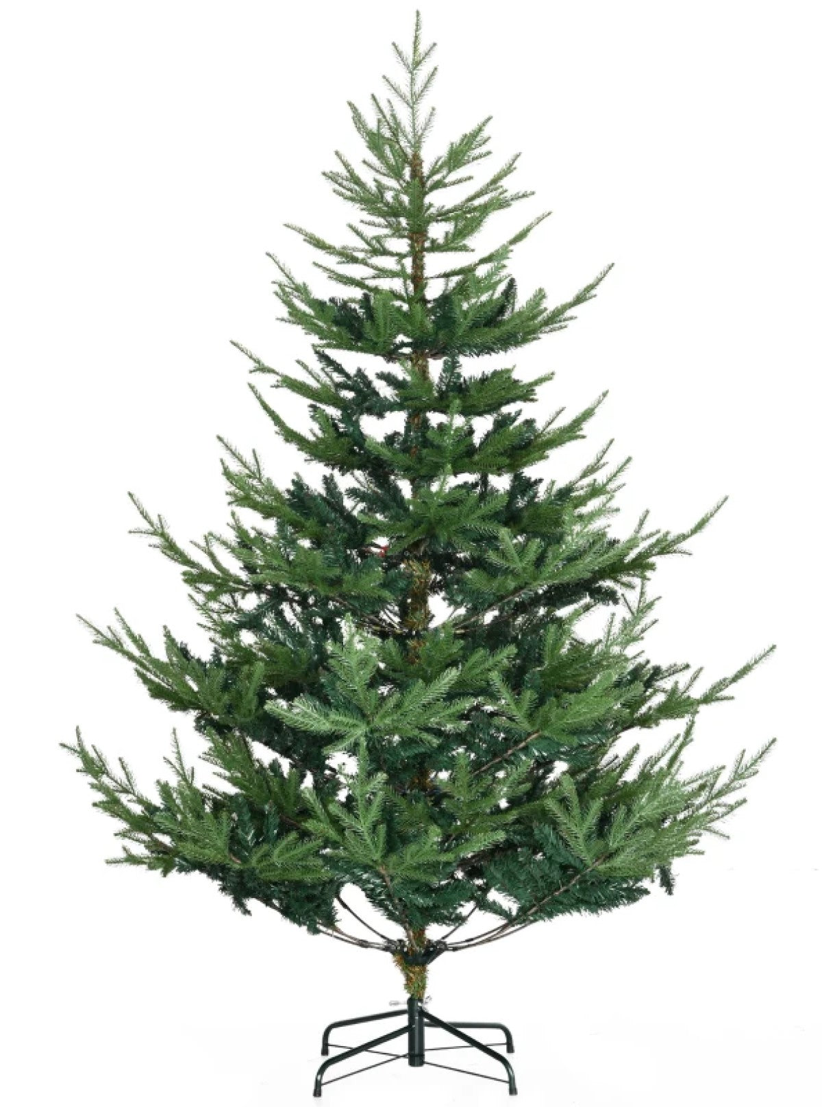 Artificial Christmas Tree - 6ft, 7.5ft, 9ft Pine Hinged Tree with Realistic Branches