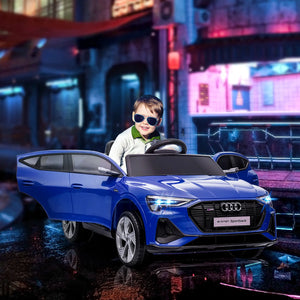 Audi E-tron ride-on toy car for kids compared to jeep ride on toy