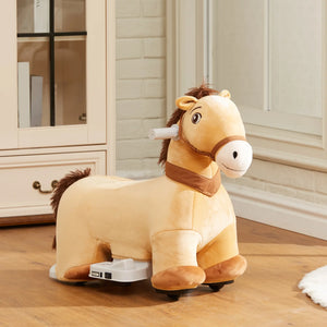 Durable and safe electric ride-on horse toy designed for toddlers