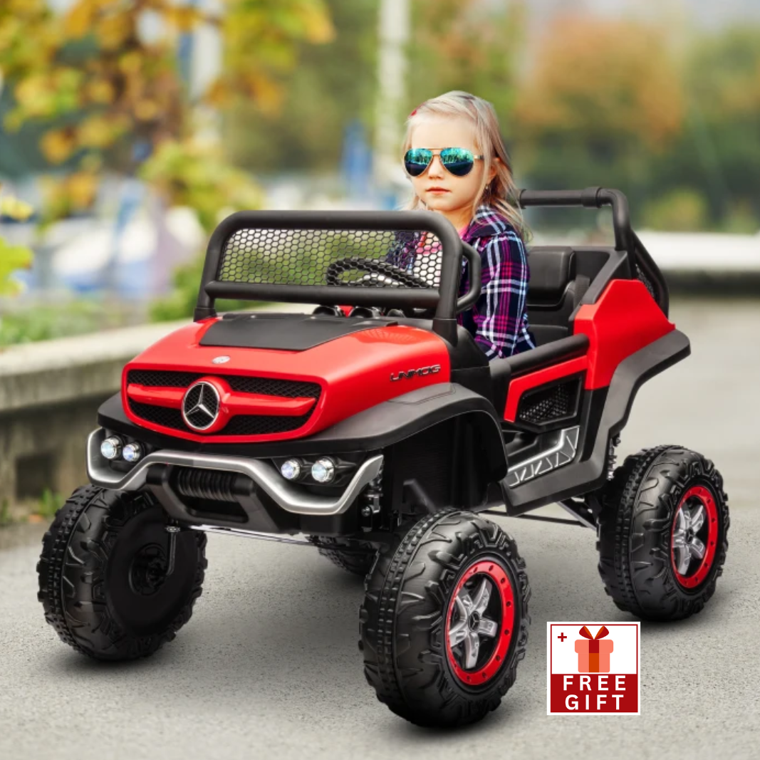 Licensed Mercedes-Benz Unimog 12V Kids Ride on Truck