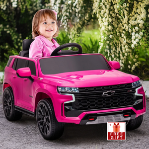 Chevrolet TAHOE Licensed Kids Ride on Car, 12V Battery Powered Kids Electric Car