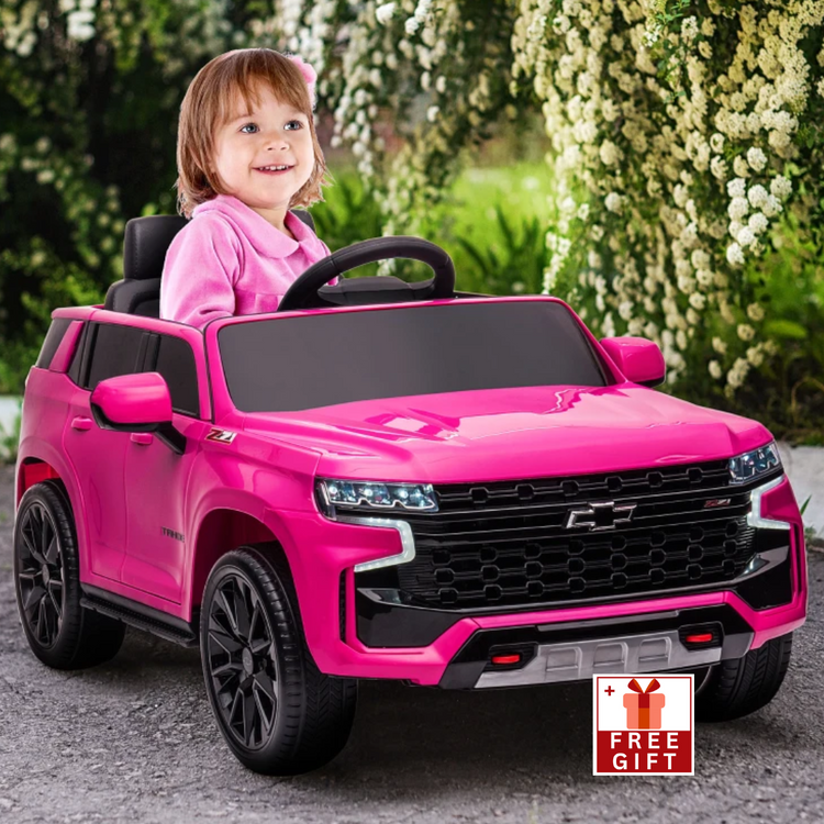 Chevrolet TAHOE Licensed Kids Ride on Car, 12V Battery Powered Kids Electric Car