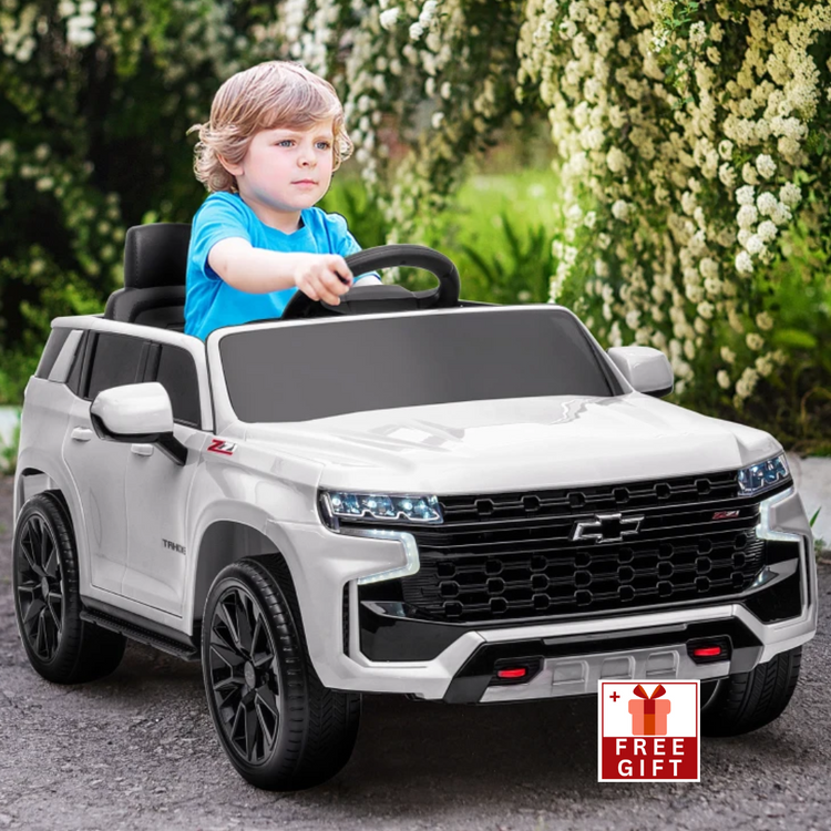 Chevrolet TAHOE Licensed Kids Ride on Car, 12V Battery Powered Kids Electric Car