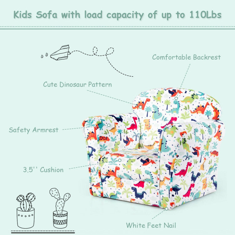 Cute Armrest Single Sofa for Toddlers – Lovely Children’s Household Furniture