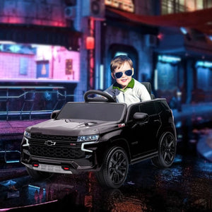 Chevrolet TAHOE Licensed Kids Ride on Car, 12V Battery Powered Kids Electric Car