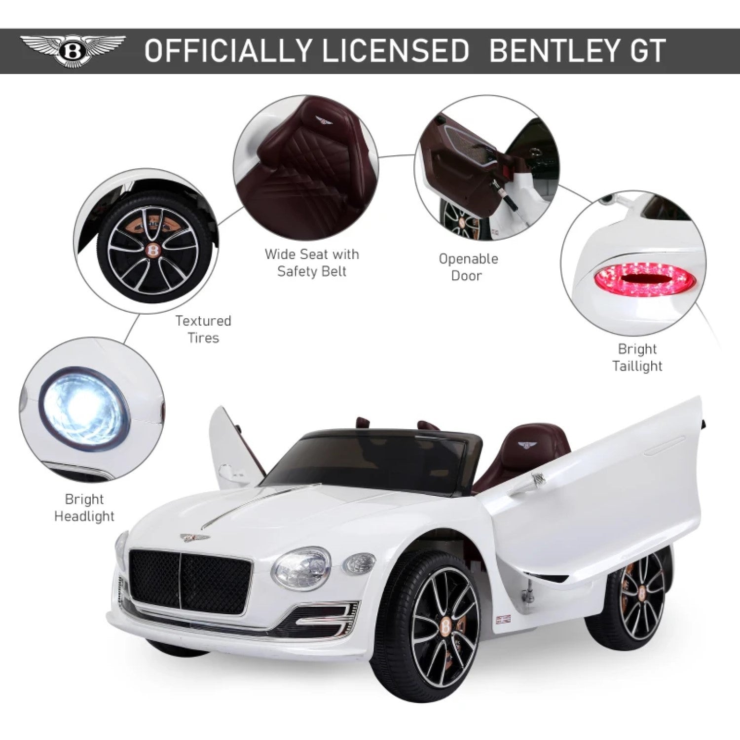 Electric Toy Car 12V Licensed Bentley EXP12