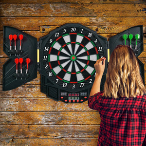 Electronic Dartboard Set with LCD Display – Professional & Interactive Game