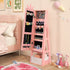 Full-Length Kids Jewelry Armoire Cabinet with Storage – Free-Standing Design