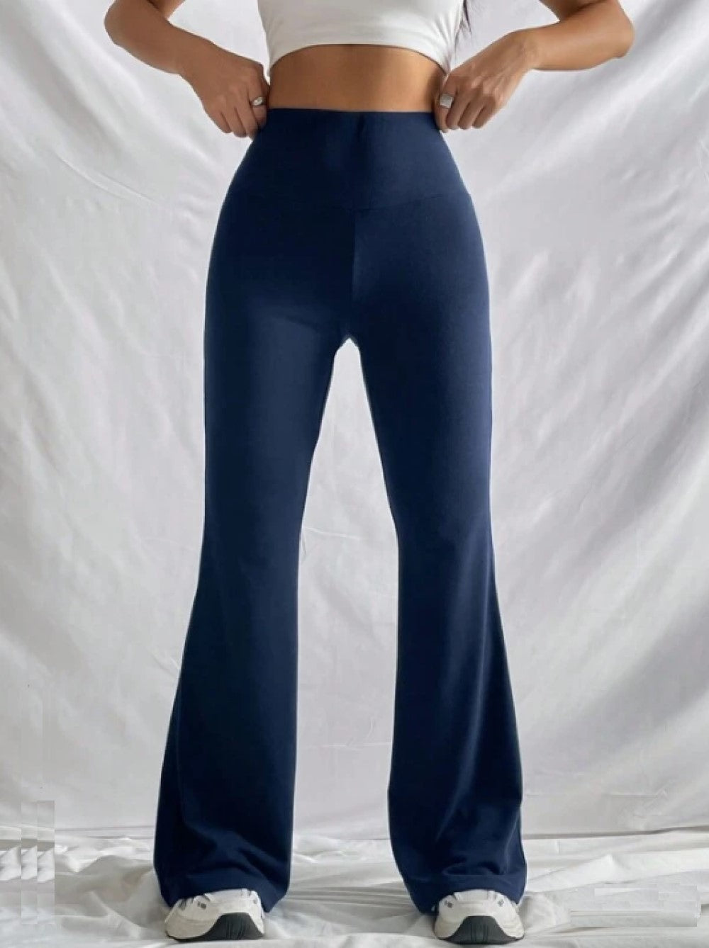 High Waist Flare Leg Women Sweatpants