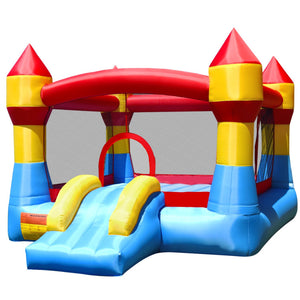 bounce house with slide