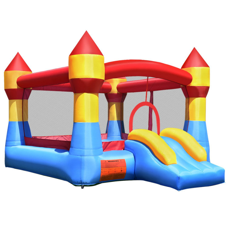 bounce house with slide