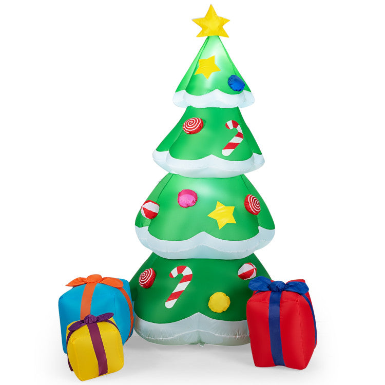 Inflatable Christmas Tree with 3 Gift Boxes | Holiday Outdoor Decoration