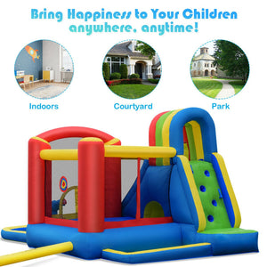 inflatable bounce house with ball pit