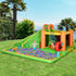 7-in-1 Inflatable Water Slide, Kids Castle Bounce House Includes Slide, trampoline, Pool, Water Cannon with Carry Bag 750W Air Blower