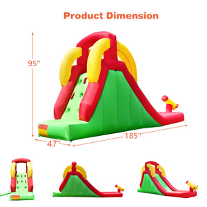 inflatable bounce house water slide