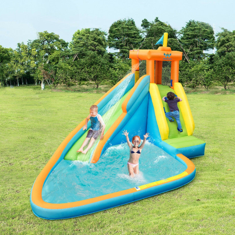 inflatable bounce house with blower