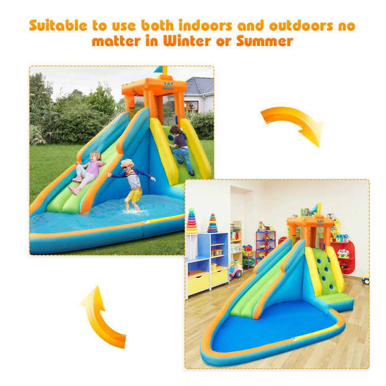 inflatable bounce house with blower