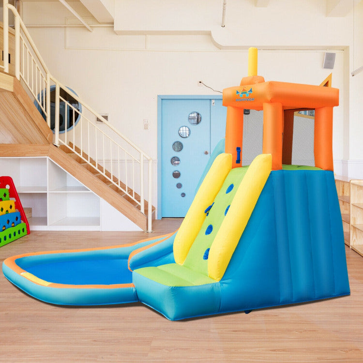 inflatable bounce house with blower