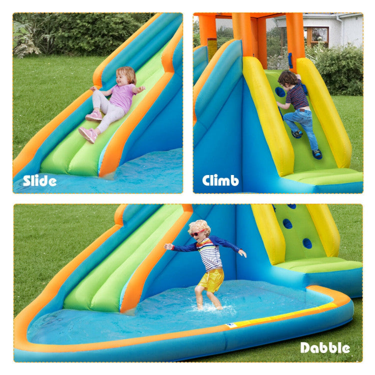 inflatable bounce house with blower