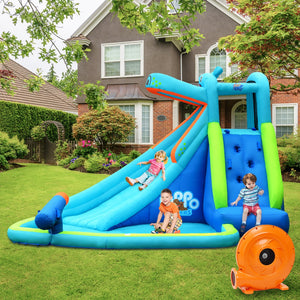 inflatable bounce house with slide