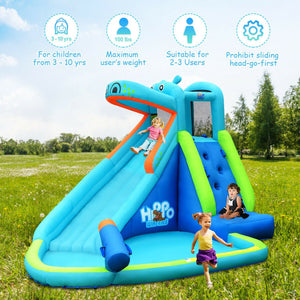 inflatable bounce house with slide