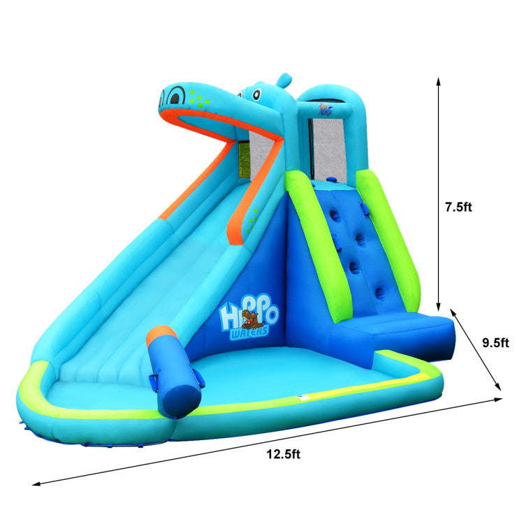 inflatable bounce house with slide