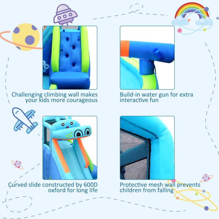 inflatable bounce house with slide