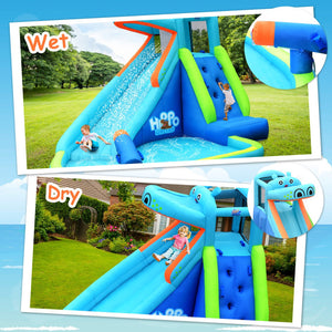 inflatable bounce house with slide