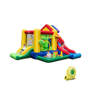 inflatable bounce house with blower