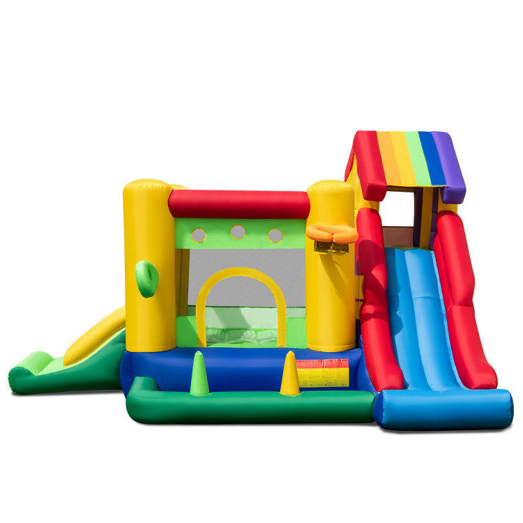 inflatable bounce house with blower