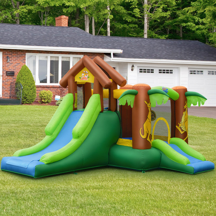 bounce house water slide combo