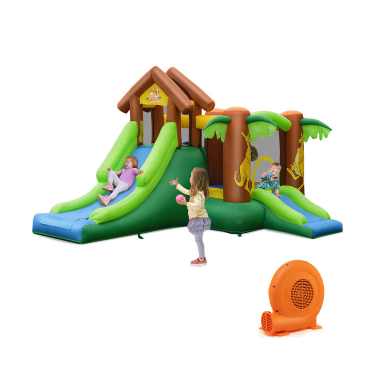 bounce house water slide combo