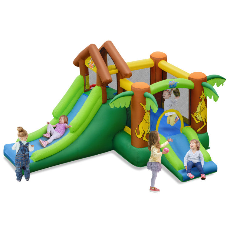 bounce house water slide combo