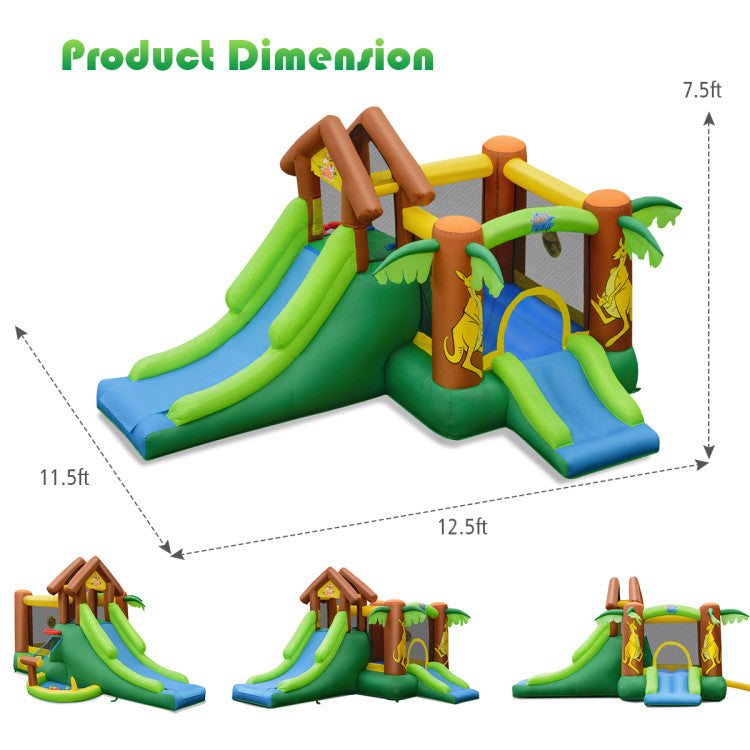 bounce house water slide combo