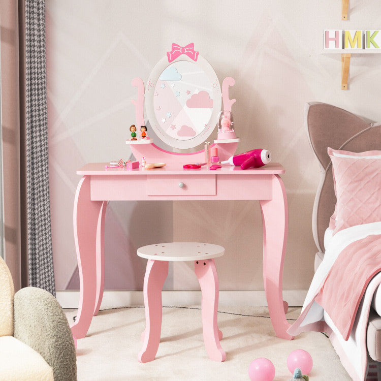 Pink Vanity Set for Kids