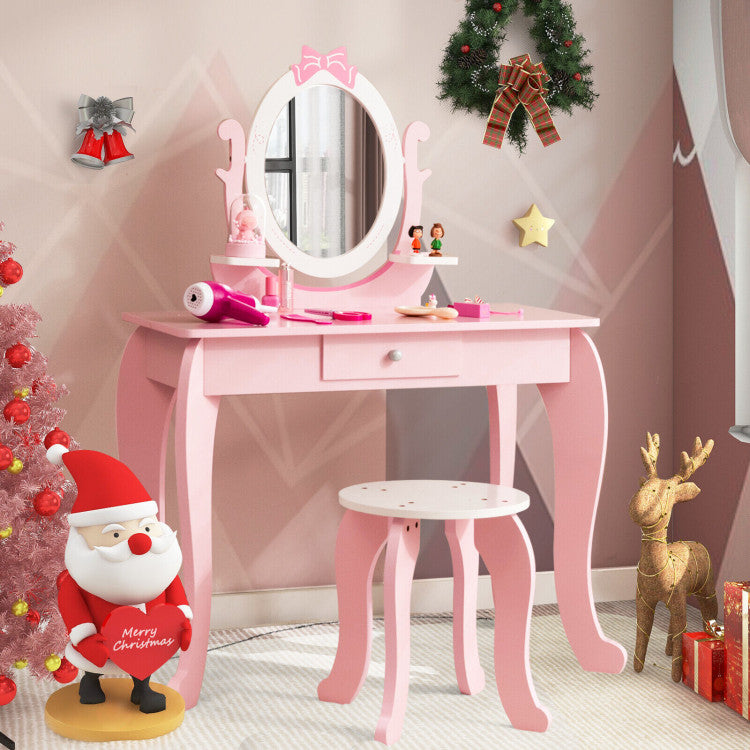 Pink Vanity Set for Kids