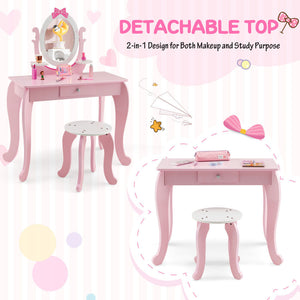 Pink Vanity Set for Kids