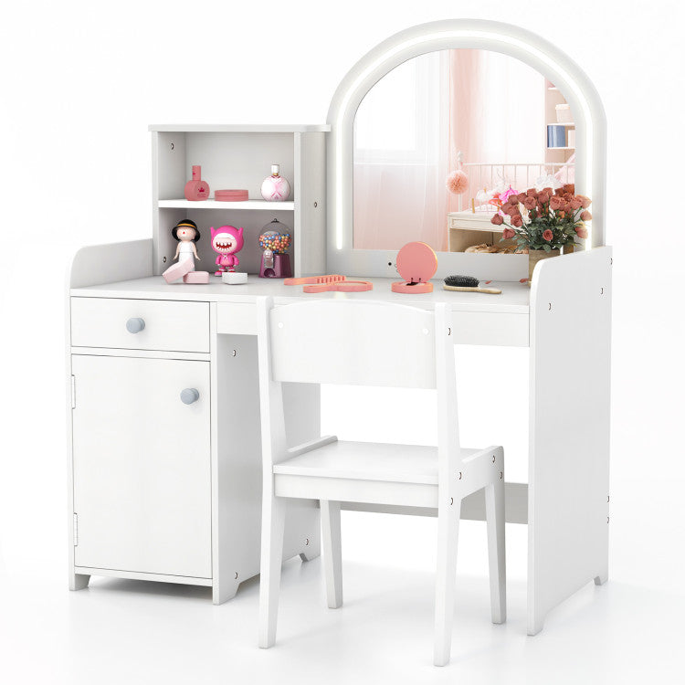 Pink Vanity Set for Kids