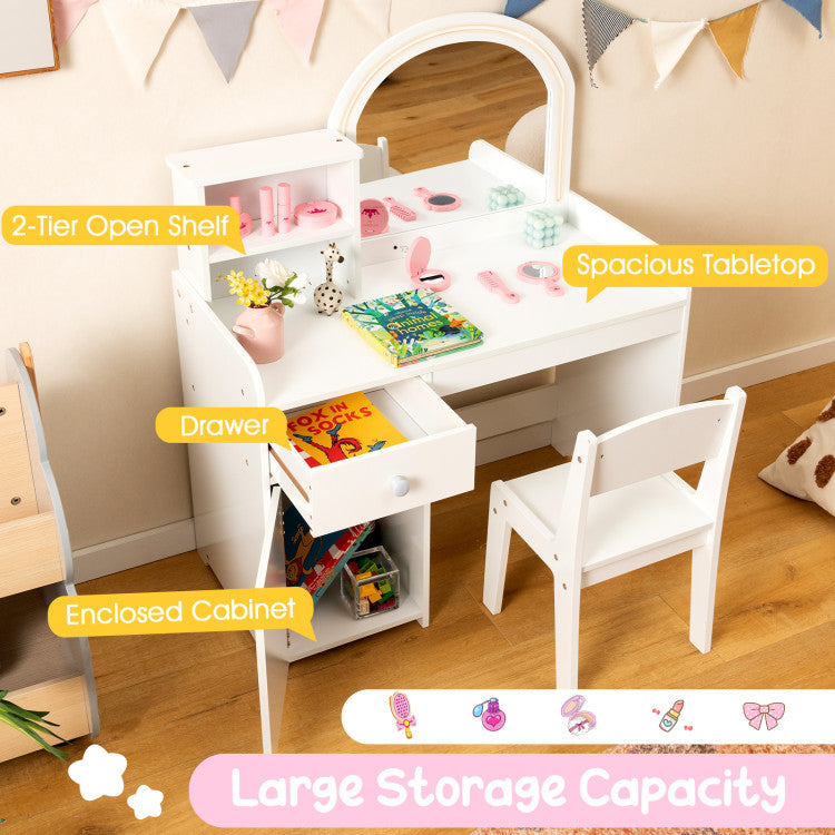 Pink Vanity Set for Kids