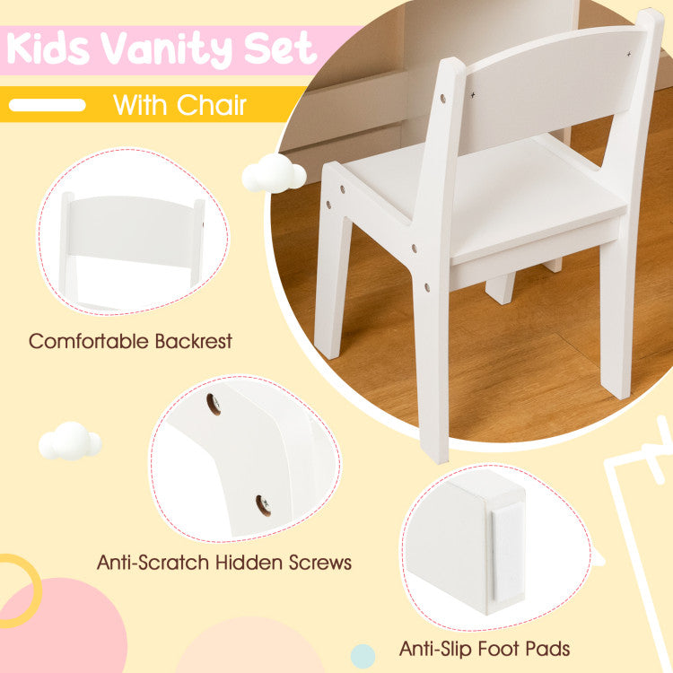 Pink Vanity Set for Kids