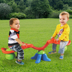 Kid's 360-Degree Spinning Seesaw Teeter Totter Fun Outdoor Play Equipment