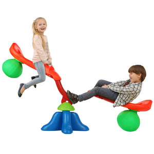 Kid's 360-Degree Spinning Seesaw Teeter Totter Fun Outdoor Play Equipment